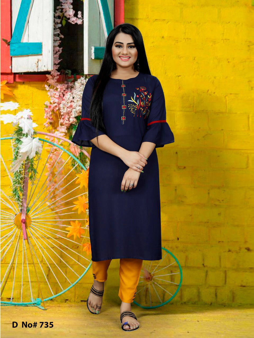 Man Mohini 1 Fancy Ethnic Wear Rayon Designer Kurti With Bottom Collection